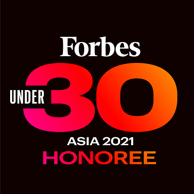 2021年4月には世界的経済誌Forbesよりアジア太平洋地域を代表するリーダー人材に選出